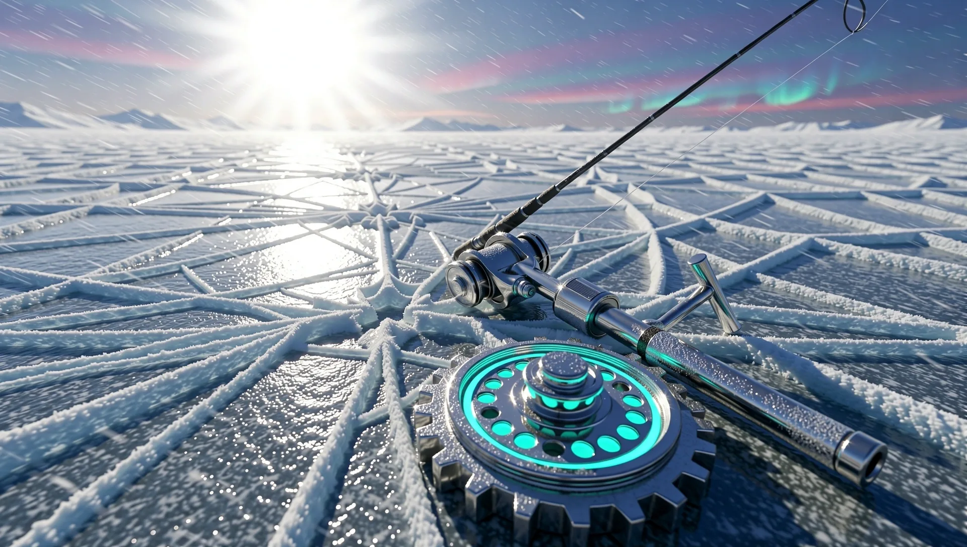 Arctic Frost Angler environment showcase